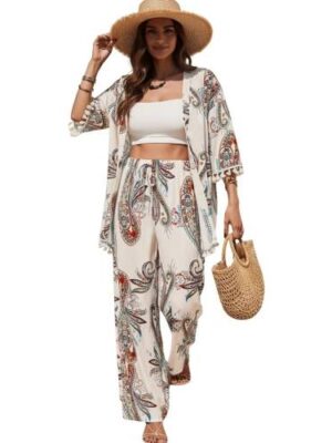 Women's Stylish Summer Travel Co-Ord Set