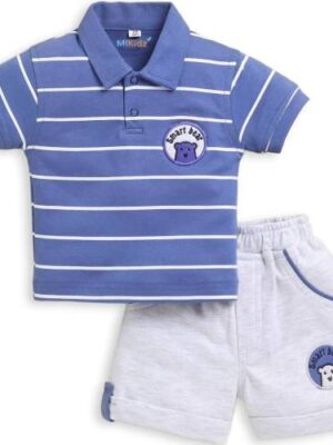 Kidz Collared T-Shirt and Half Pant Set