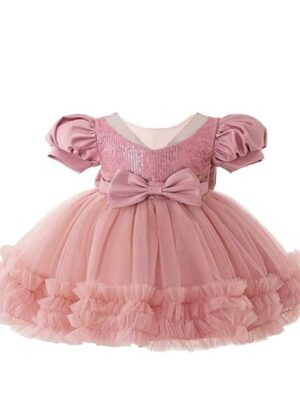 f7 Short Sleeve Girl Frock