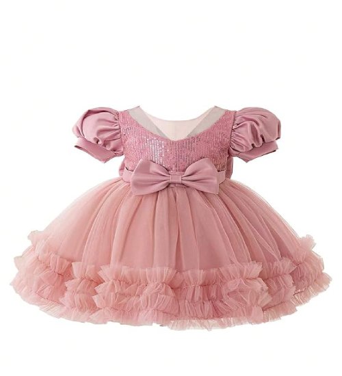 f7 Short Sleeve Girl Frock
